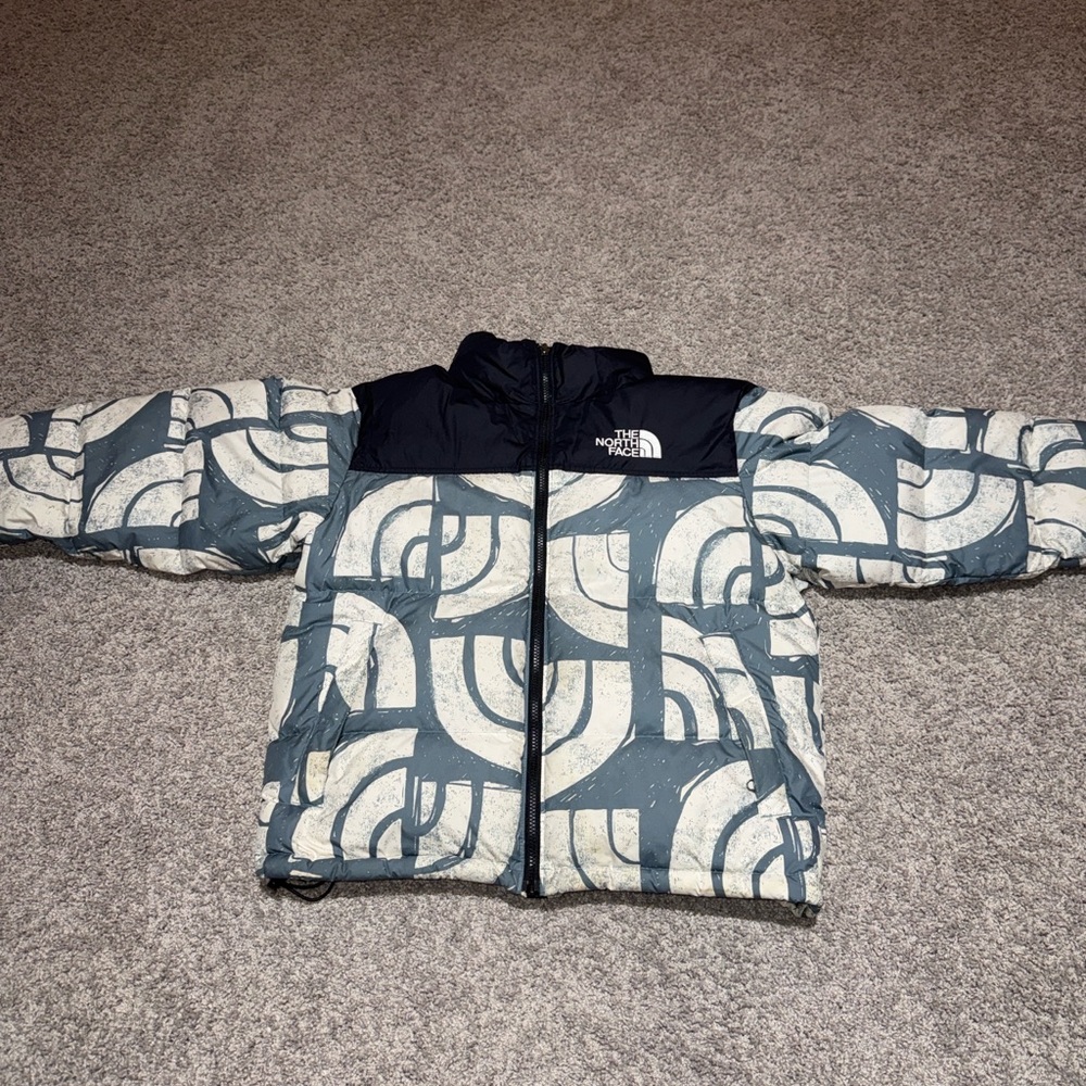 The North Face Patterned Nuptse Puffer Jacket